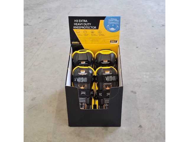4x set kniebeschermers, orit, h3 heavy duty | maat l - afbeelding 2 van  5
