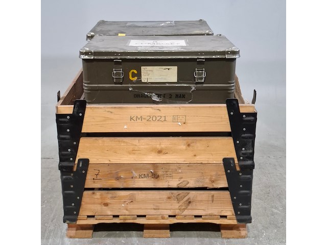 4x set lichtarmaturen in metalen transportkist, verolme elektro, o.a. mx6773 - afbeelding 1 van  8