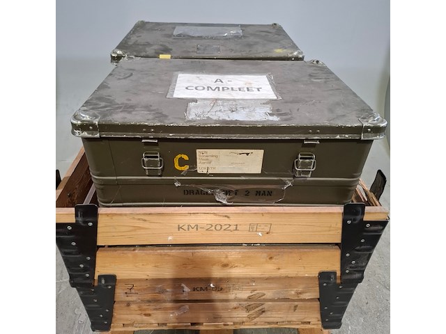 4x set lichtarmaturen in metalen transportkist, verolme elektro, o.a. mx6773 - afbeelding 2 van  8
