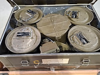4x set lichtarmaturen in metalen transportkist, verolme elektro, o.a. mx6773 - afbeelding 3 van  8