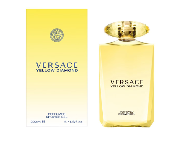 4x showergeld, versace, yellow diamond 200ml - afbeelding 1 van  1