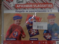 4x sint afscheurvlaggetjes 6 st - afbeelding 3 van  3