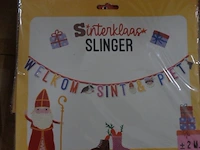 4x sinterklaas slinger +/- 2mtr