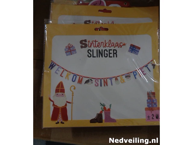 4x sinterklaas slinger +/- 2mtr - afbeelding 2 van  3
