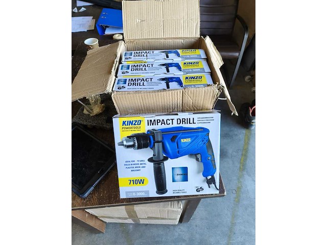 4x slagboormachines kinzo - afbeelding 1 van  3