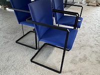 4x sledestoel hennie de jong, sm-01 nomade, blauw - afbeelding 2 van  4