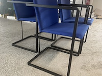 4x sledestoel hennie de jong, sm-01 nomade, blauw - afbeelding 3 van  4