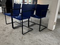 4x sledestoel hennie de jong, sm-01 nomade, blauw - afbeelding 4 van  4