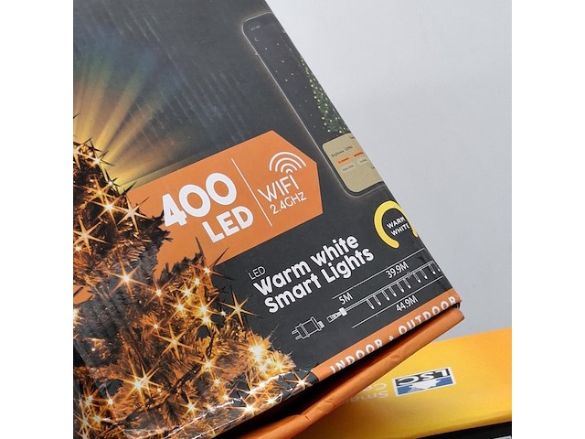 4x slinger met ledlampjes, lsc smart connect, warm white smart lights - afbeelding 3 van  6