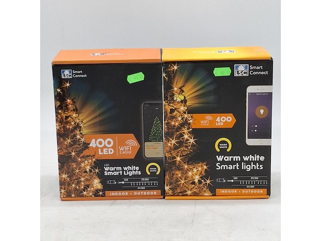 4x slinger met ledlampjes, lsc smart connect, warm white smart lights - afbeelding 6 van  6