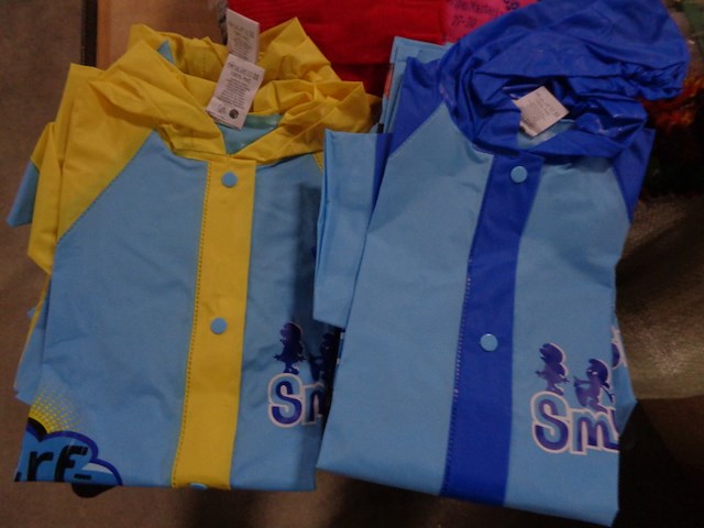 4x smurfen regenjas mt 2 + 6 - afbeelding 3 van  3