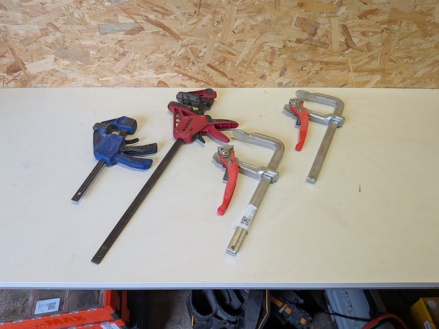 4x snelspan lijmklem o.a. wurth, irwin - afbeelding 1 van  13