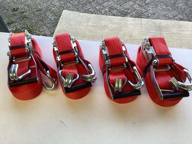 4x spanband strong, lc 2500 dan, rood - afbeelding 1 van  4