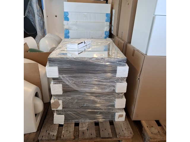 4x spiegelkast antraciet - afbeelding 1 van  6