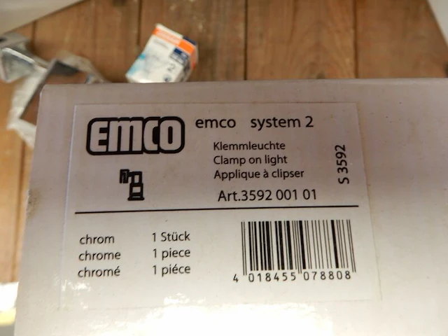 4x spiegellamp, emco, system 2, chroom - afbeelding 2 van  2