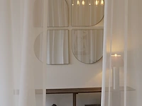 4x spiegels met boogvorm 2-delig – 60 x 50 cm – verticaal & horizontaal ophangbaar vidi, skara - afbeelding 6 van  6