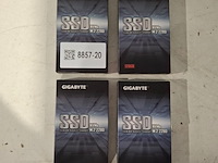 4x ssd kaart 128gb, gigabyte, nvme m.2 2280, 2022
