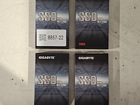 4x ssd kaart 128gb, gigabyte, nvme m.2 2280, 2022