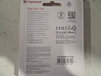 4x ssd kaart 128gb, transcend, pcie ssd 110s gen 3 x4 - afbeelding 2 van  2
