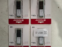 4x ssd kaart 128gb, transcend, pcie ssd 110s gen 3 x4 - afbeelding 1 van  2
