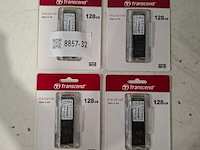 4x ssd kaart 128gb, transcend, pcie ssd 110s gen 3 x4 - afbeelding 1 van  2