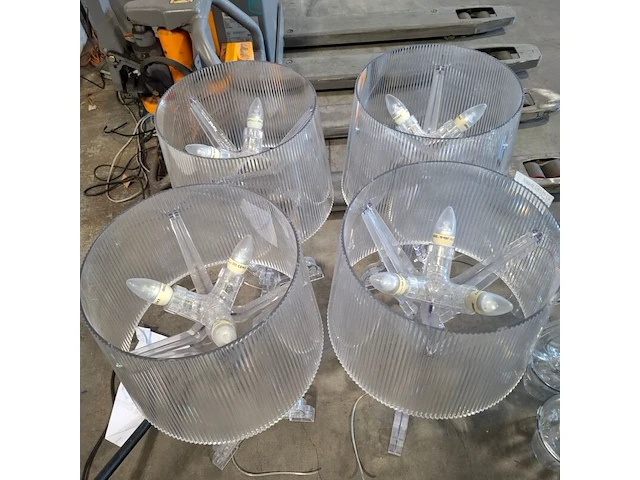 4x staande lamp, kartell, bourgie - afbeelding 2 van  10