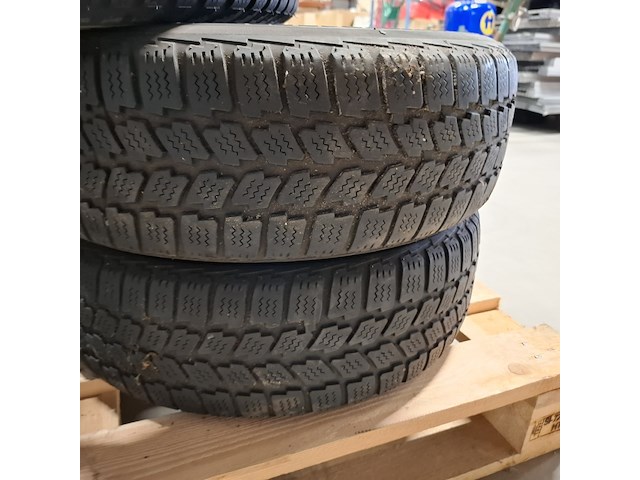 4x stalenvelgen met winterbanden , vinking en mastersteel, show tech ii en winter+ - afbeelding 8 van  17