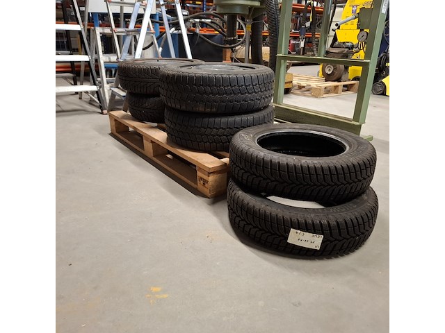 4x stalenvelgen met winterbanden , vinking en mastersteel, show tech ii en winter+ - afbeelding 1 van  17