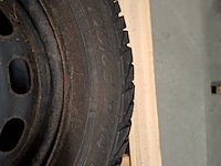 4x stalenvelgen met winterbanden , vinking en mastersteel, show tech ii en winter+ - afbeelding 13 van  17