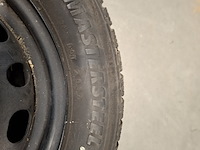 4x stalenvelgen met winterbanden , vinking en mastersteel, show tech ii en winter+ - afbeelding 15 van  17