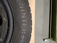 4x stalenvelgen met winterbanden , vinking en mastersteel, show tech ii en winter+ - afbeelding 16 van  17