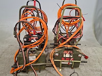 4x startbooster op transportwagen, powervamp - afbeelding 1 van  24