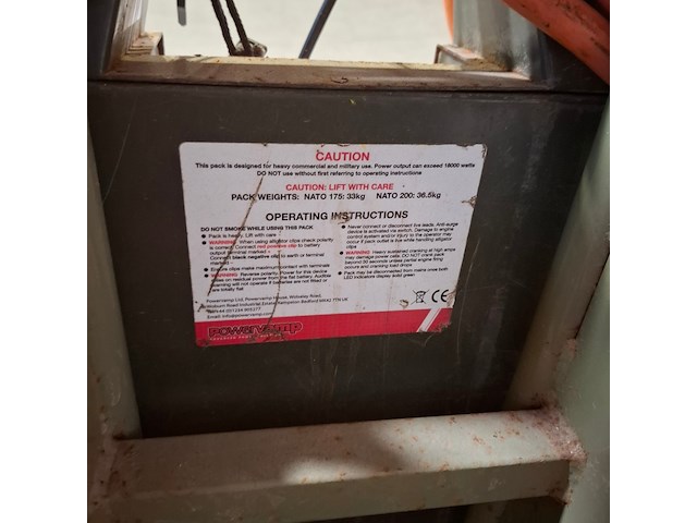 4x startbooster op transportwagen, powervamp - afbeelding 20 van  24