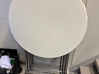 4x statafel, wit - afbeelding 3 van  3