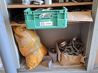 4x stellingkast met divers pvc hulpstukken - afbeelding 3 van  16