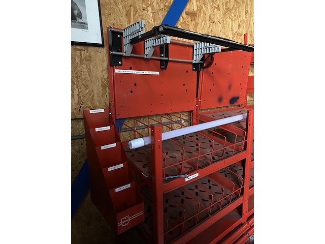 4x stellingkast wurth, rood - afbeelding 3 van  5