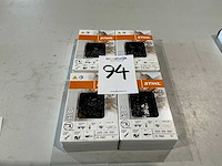 4x stihl 3689 000 0067 ketting voor kettingzaag - afbeelding 1 van  2