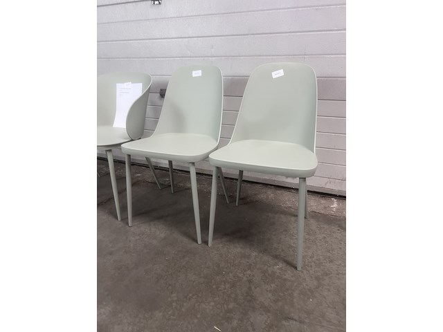 4x stoelen, van harte, gigi en pip, mint - afbeelding 3 van  4