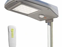 4x straatlantaarn zonne-energie 6.5 watt led, lamp zonne-energie