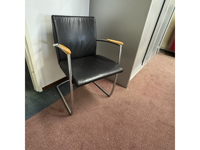 4x tafel, beuken/zwart - afbeelding 1 van  7