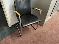 4x tafel, beuken/zwart - afbeelding 2 van  7