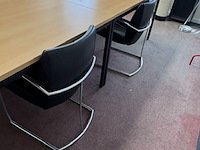 4x tafel, beuken/zwart - afbeelding 4 van  7