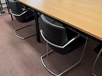 4x tafel, beuken/zwart - afbeelding 6 van  7