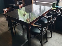 4x tafel met 4 stoelen - afbeelding 3 van  4