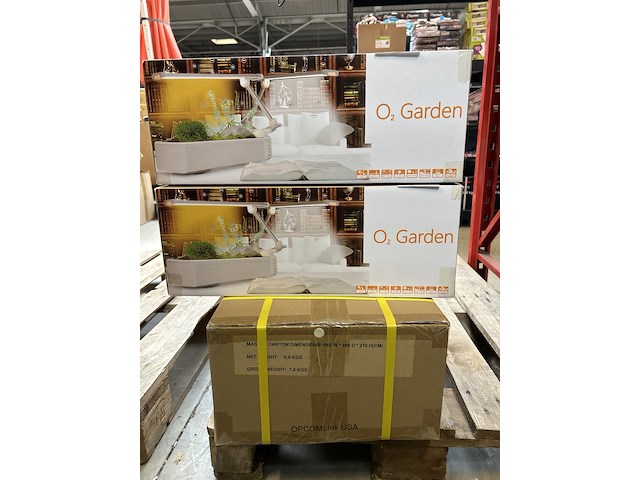 4x tafelplantentuin met leeslampje en zuurstofcirculatiesysteem, opcom, o2 garden - afbeelding 2 van  4