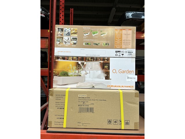 4x tafelplantentuin met leeslampje en zuurstofcirculatiesysteem opcom, o2 garden - afbeelding 1 van  3