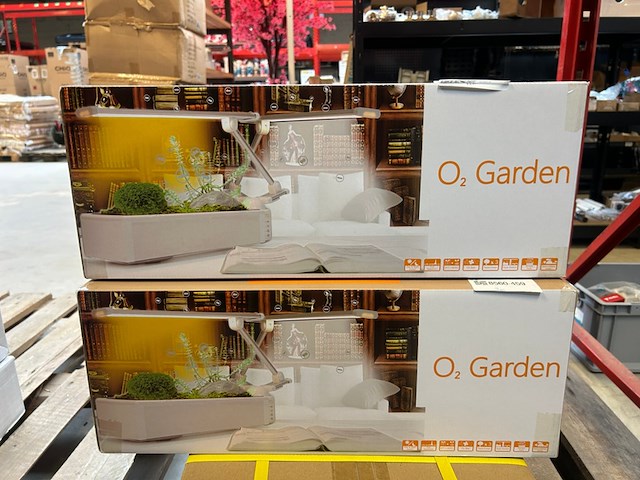 4x tafelplantentuin met leeslampje en zuurstofcirculatiesysteem opcom, o2 garden - afbeelding 2 van  4
