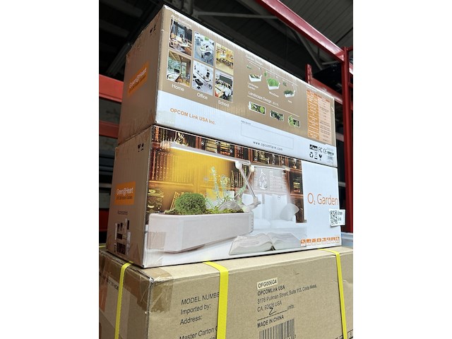 4x tafelplantentuin met leeslampje en zuurstofcirculatiesysteem, opcom, o2 garden - afbeelding 3 van  3