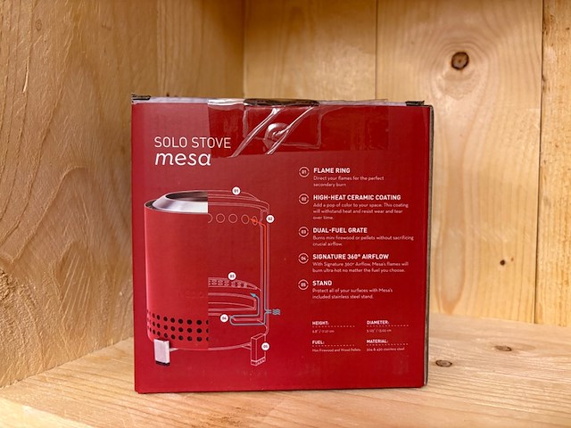 4x tafelvuur solostove, mesa, rood - afbeelding 3 van  4