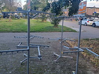 4x tassenrekken op wielen., grijs - afbeelding 1 van  7